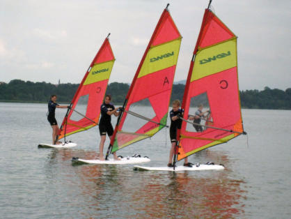 Windsurfing Kurs auf dem Waginger See